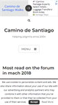 Mobile Screenshot of caminodesantiago.me