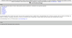 Desktop Screenshot of caminodesantiago.mobi