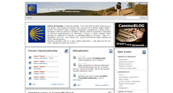 Desktop Screenshot of caminodesantiago.pl